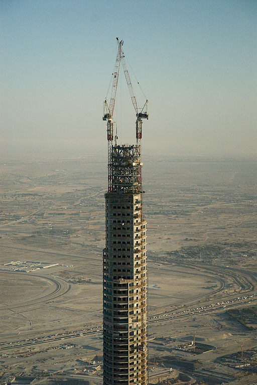 512px Burj dubai aerial closeup